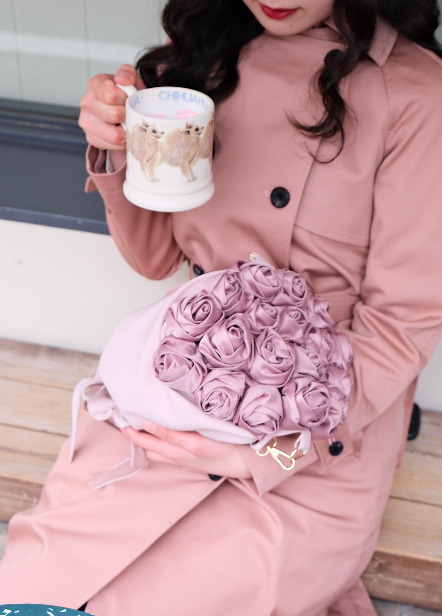 薔薇のロマッティックシェルフS ピンク W40D20H50cm 🌹 スプレー咲きバラ 「マルティニーク！」 新品種なのか上方が一切で