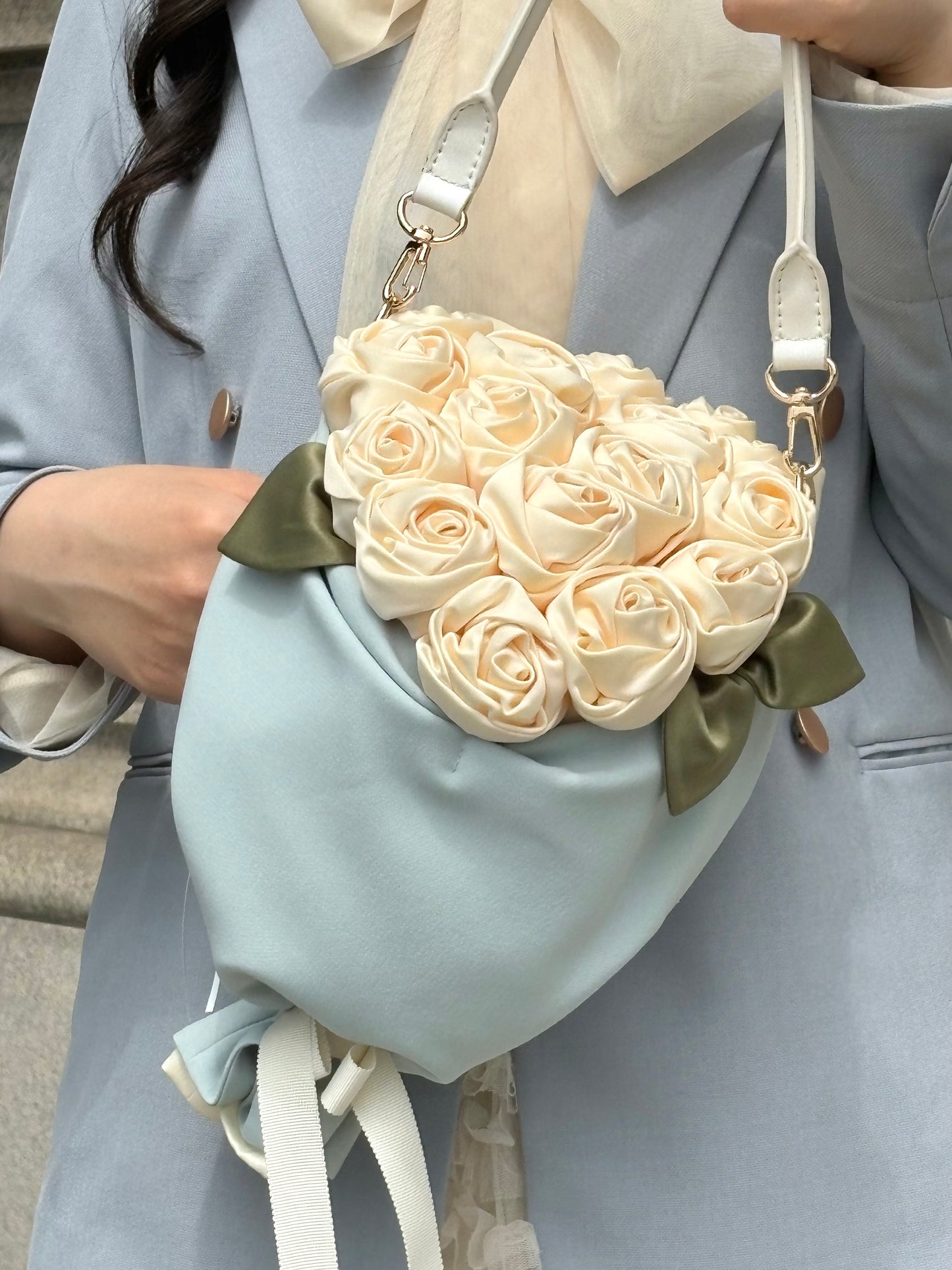 White Rose × Powder Blue