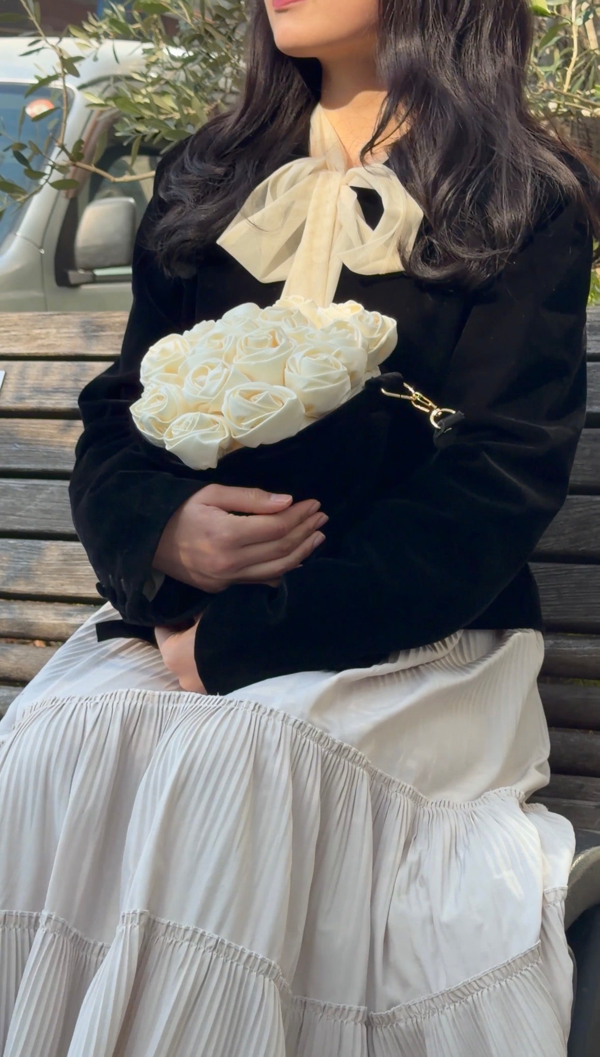 White Rose × Black Velvet